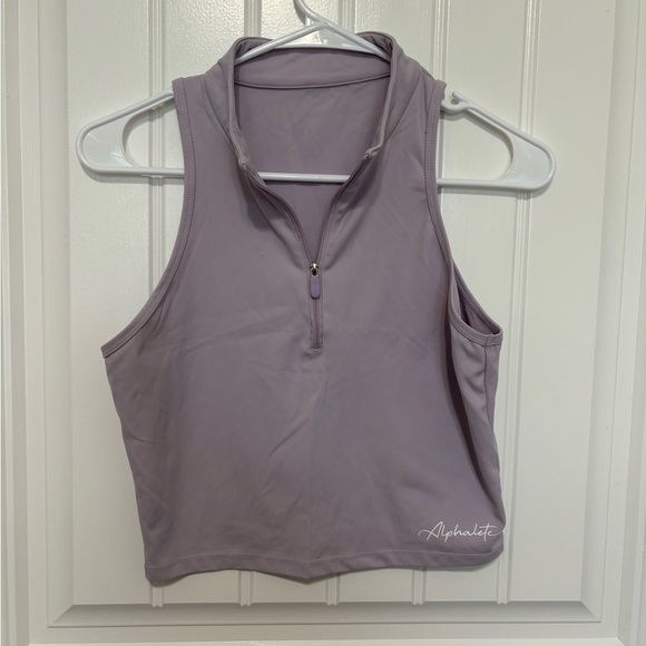 Alphalete Tops - Alphalete Purple Sleeveless Top